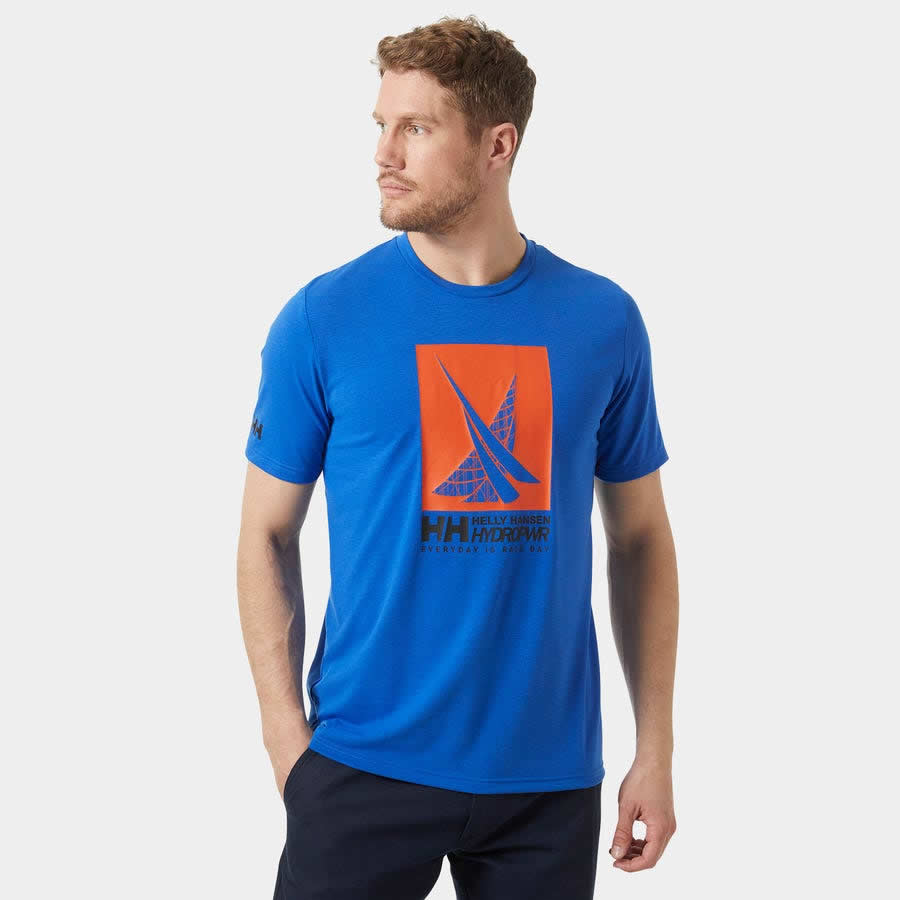 Camiseta Nautica Azul Hh