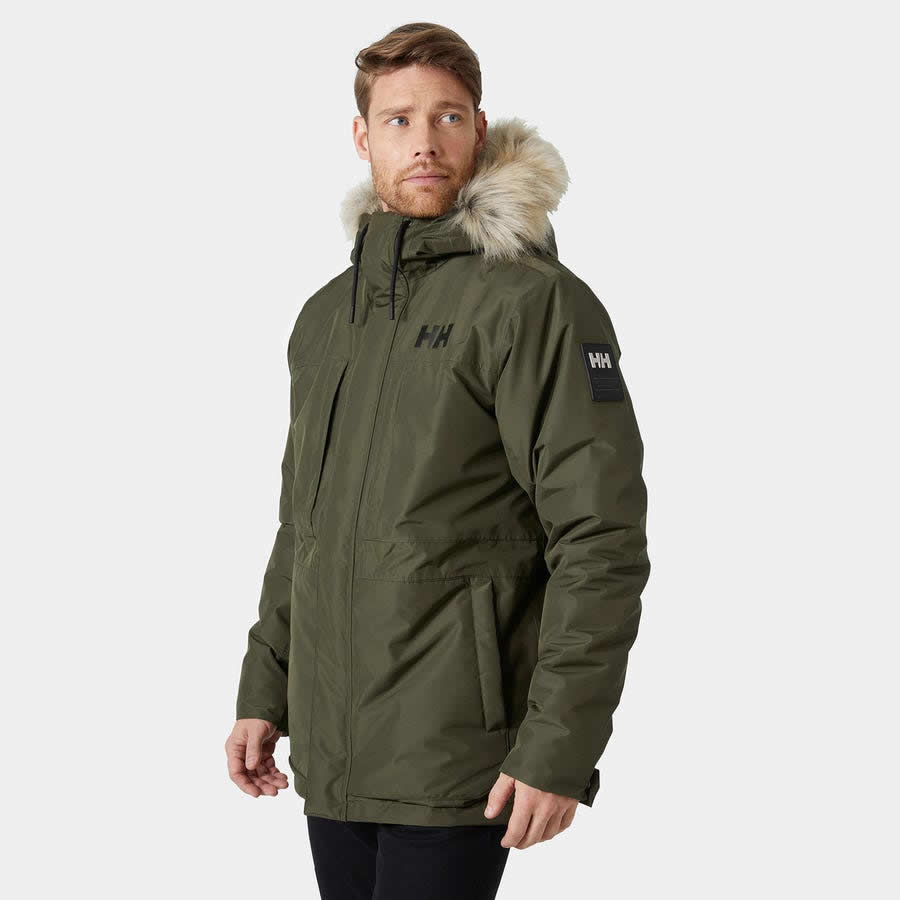 Parka Coastal Verde Para Hombre Hellyhansen