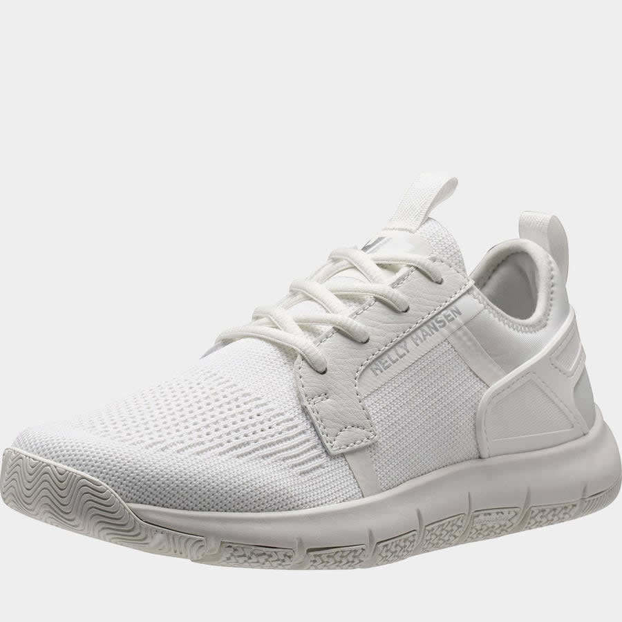 Zapato Deportivo Nautico Blanco Para Mujer Hellyhansen
