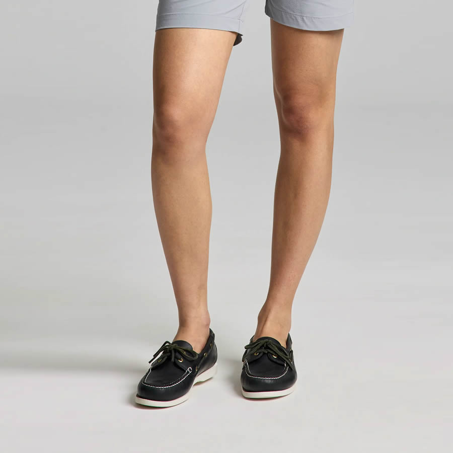 Zapatos Nauticos Azules De Mujer Slam